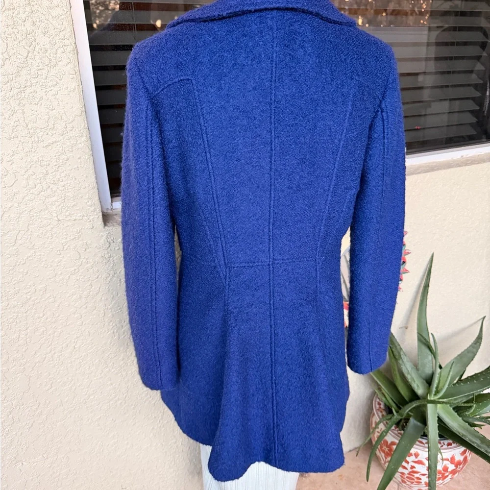 GUESS Blue Zip-Up Jacket Size XL Soft Knit Light Pilling Coat Great Condition - Picture 5 of 15